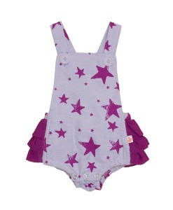 Baby Romper purple stars auf mina-lola.com von Noe&Zoe