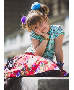 Kurzarmbluse Pippa auf mina-lola.com von Miss Little