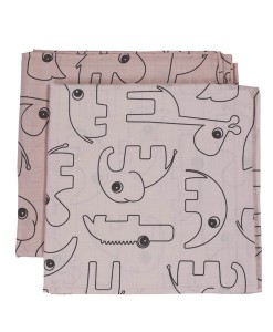 XL Windeltücher Set SWADDLE rosa auf mina-lola.com von done by deer