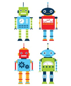 Tattoo Roboter auf mina-lola.com von Tattyoo