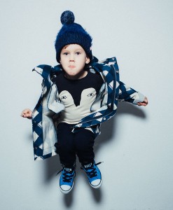 Parka navy check auf mina-lola.com von Noe&Zoe