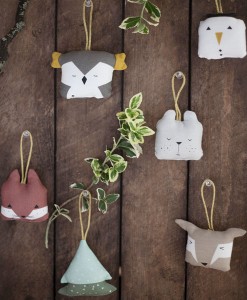 Soft ornaments animals auf mina-lola.com von Fabelab