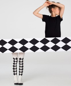 Strumpfhose Harlequin auf mina-lola.com von braveling