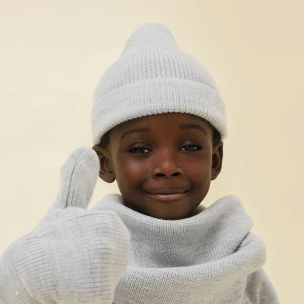 Beanie KNITTED Grau Gray Label Beanie KNITTED Grau Gray Label auf www.mina-lola.com