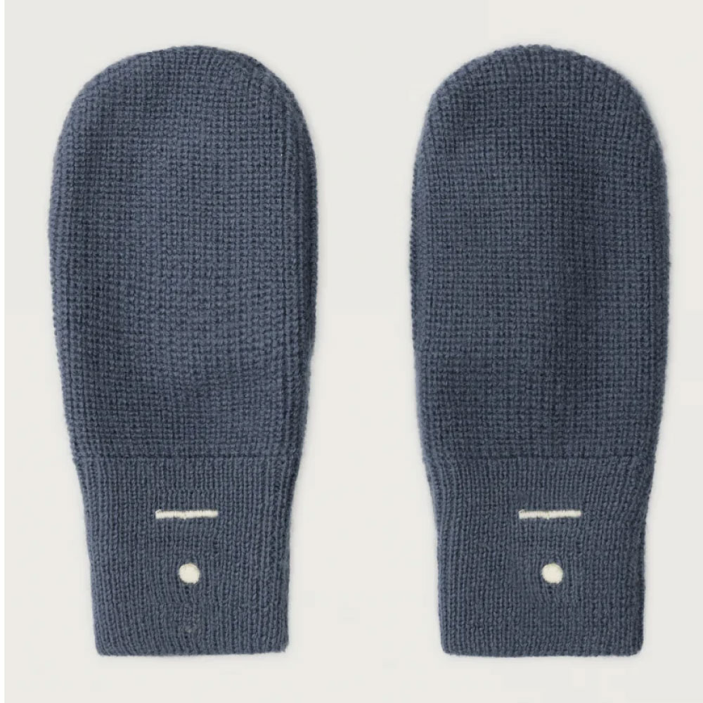 Fäustlinge KNITTED Blaugrau Gray Label Fäustlinge KNITTED Blaugrau Gray Label auf www.mina-lola.com