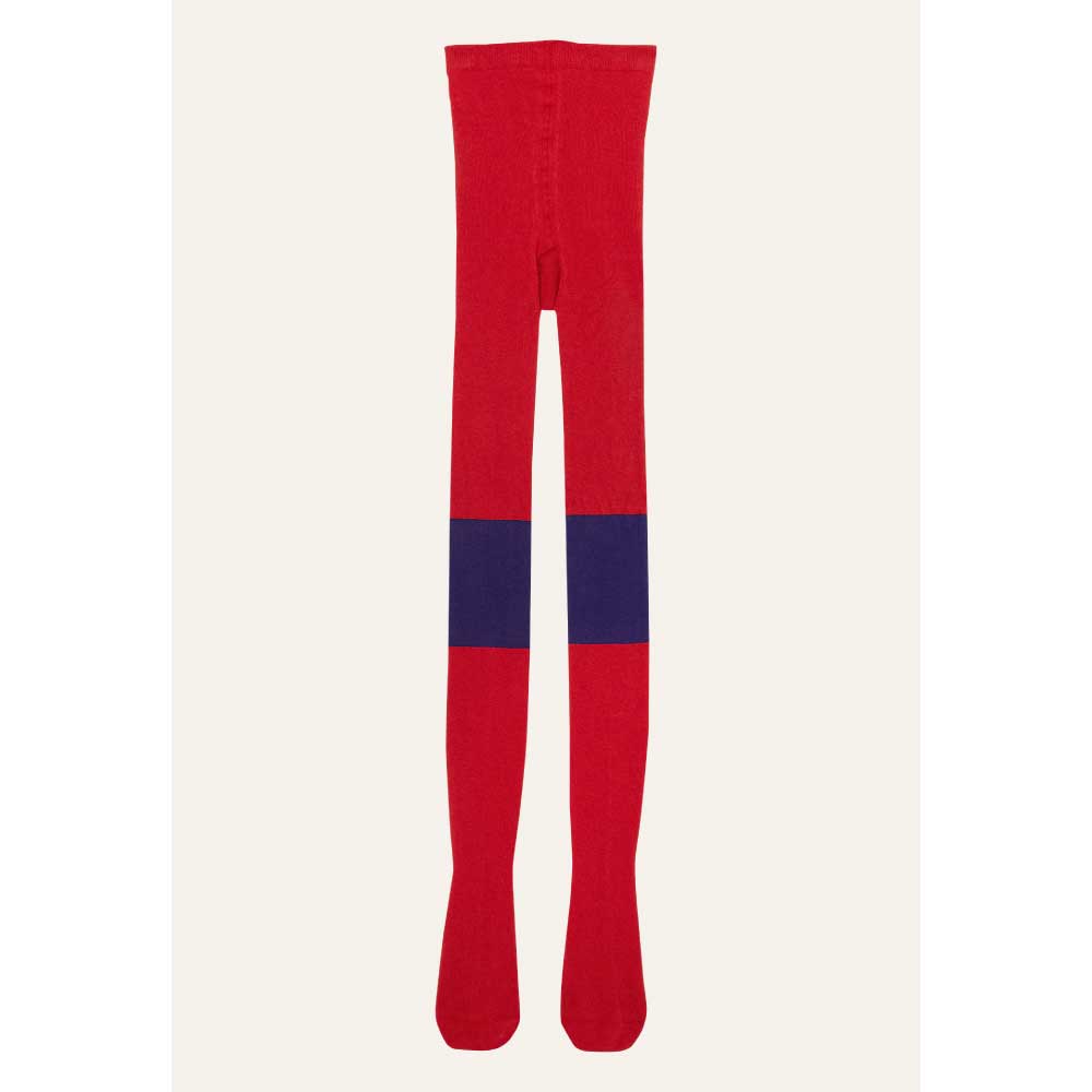 Strumpfhose Red & BLUE Rot The Campamento Strumpfhose Red & BLUE Rot The Campamento auf www.mina-lola.com