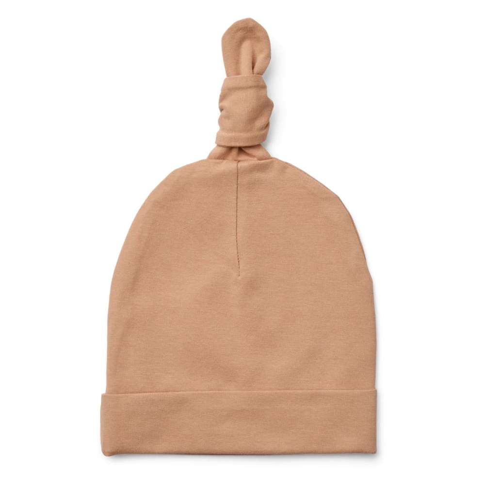 Baby Beanie Adora Hellbraun Liewood auf www.mina-lola.com