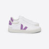 Seitenansicht Sneaker CAMPO Chromefree Leather White Mulberry Veja