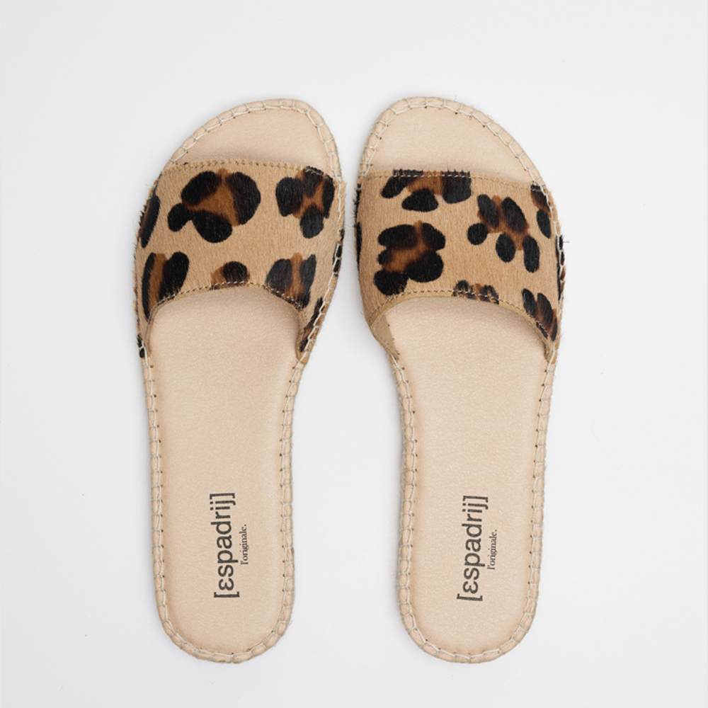 Sandale PLAGE LEOPARD Adults Espadrij Sandale PLAGE LEOPARD Adults Espadrij