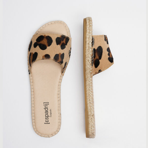 Sandale PLAGE LEOPARD Adults Espadrij Seitenansicht Sandale PLAGE LEOPARD Adults Espadrij